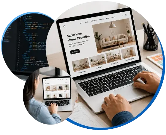 Custom website development services for small to enterprise U.S. businesses